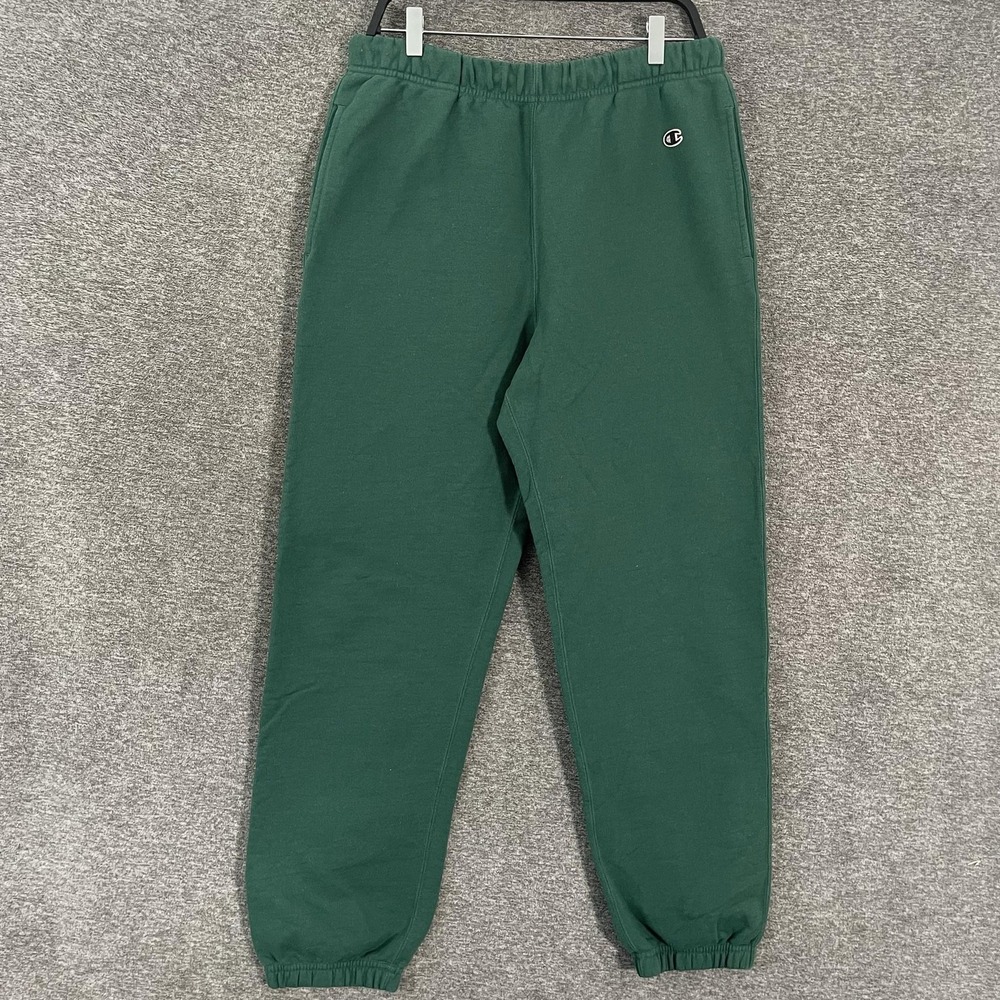 Champion X Todd Snyder Pants Mens Medium Green Fleece Sweatpants Joggers Pockets